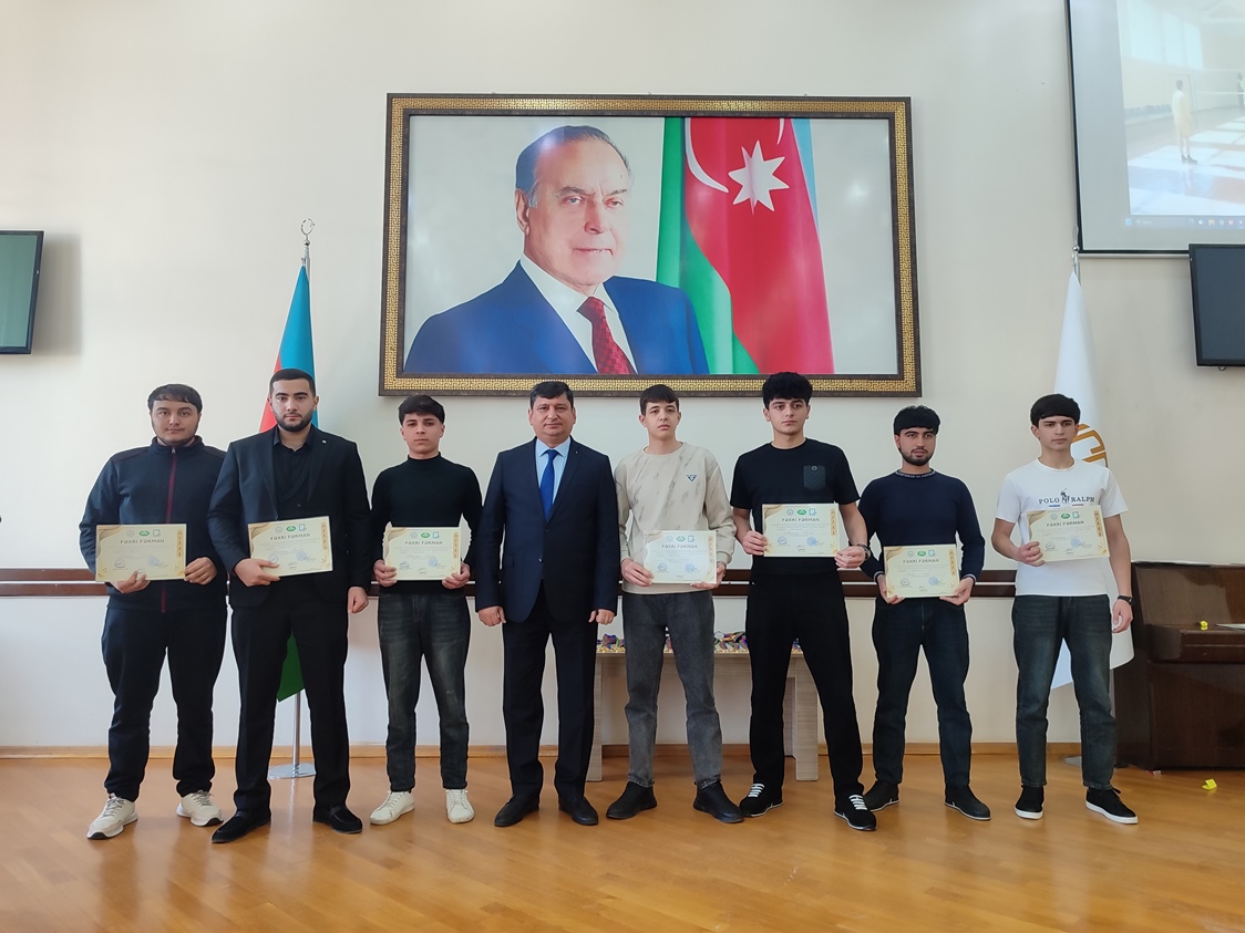 Gəncə Dövlət Universitetinin tələbələri&nbsp;təltif olundular - FOTO