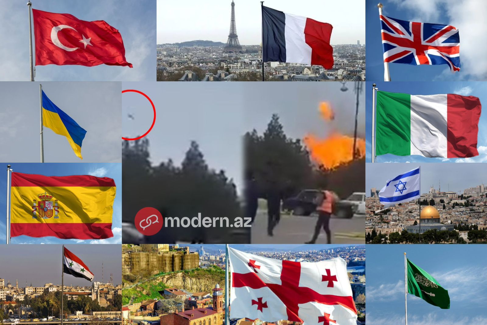 İranın Naxçıvana dron hücumu: 20-dən çox ölkə Azərbaycana dəstək verdi