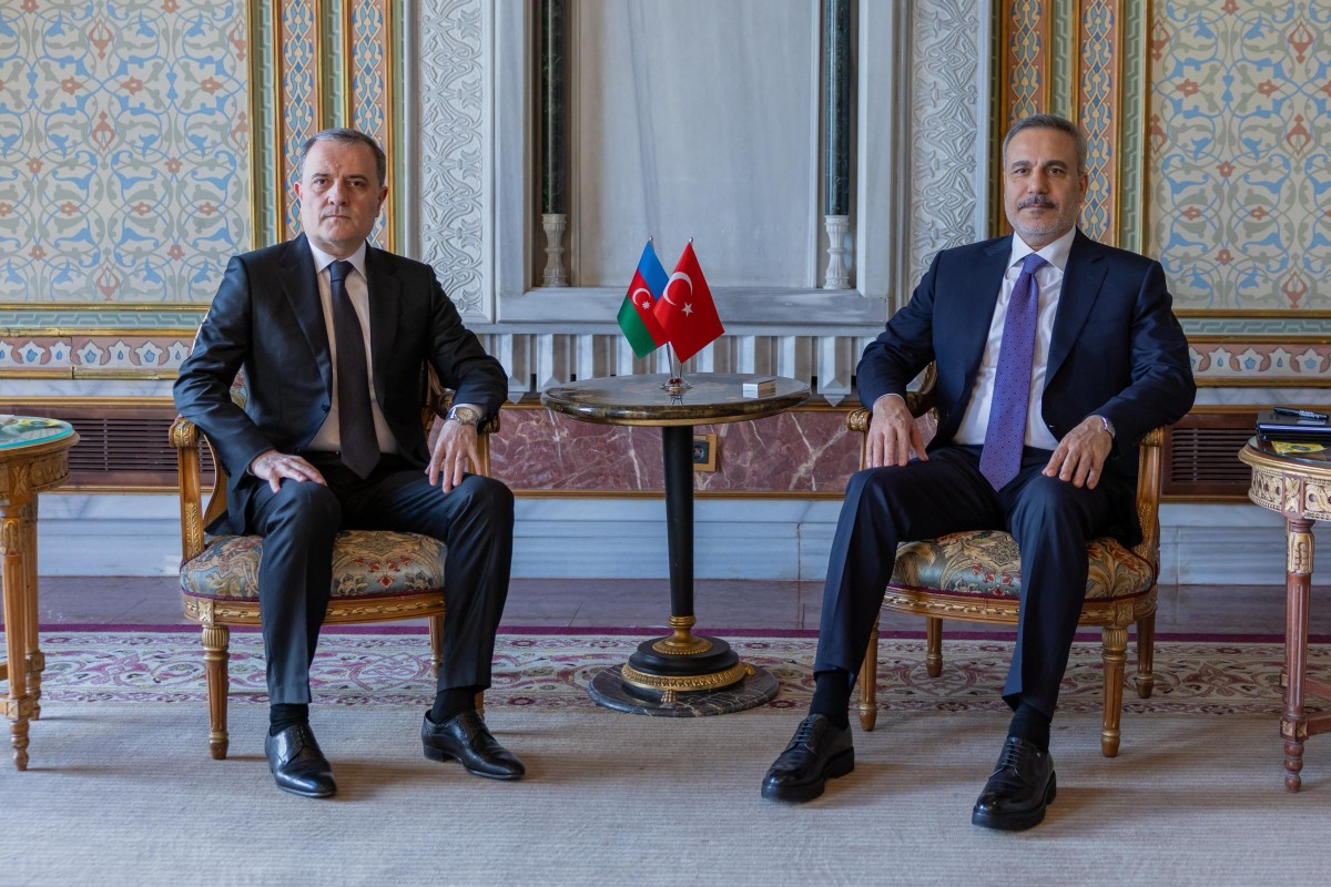 Ceyhun Bayramov Fidanla görüşdü - FOTO