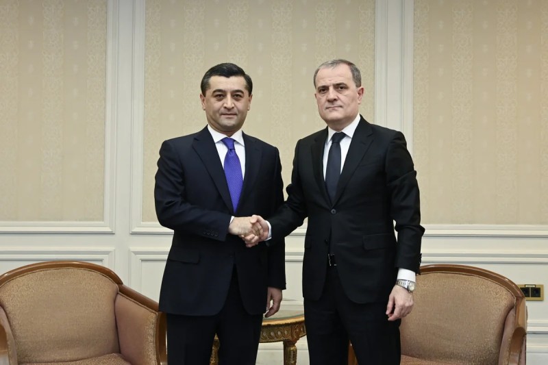 Ceyhun Bayramov&nbsp;özbəkistanlı həmkarı ilə görüşdü&nbsp;