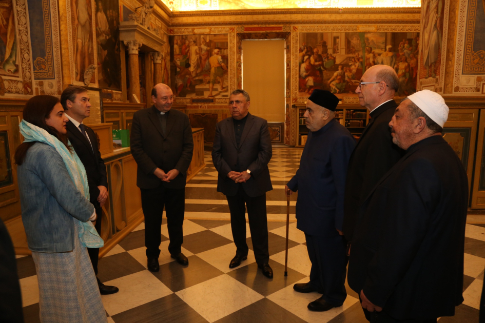 Şeyx və qardaşı Vatikanda - GÖRÜNTÜ