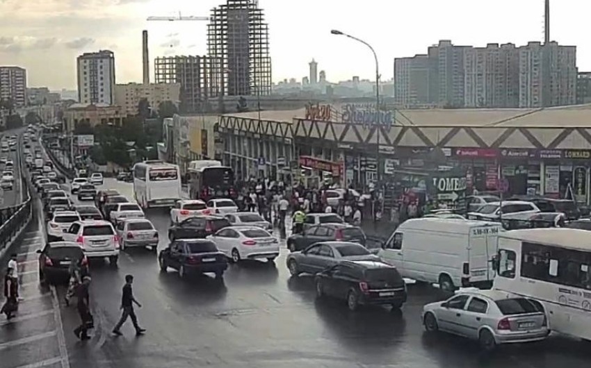 Bakıda tıxac olan yolların sayı artdı - SİYAHI