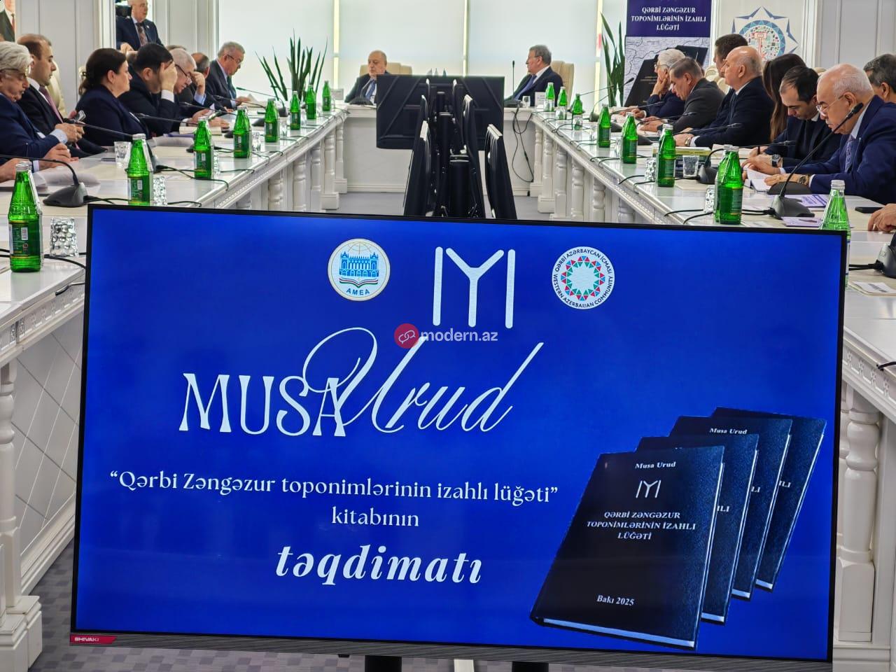 Musa Quliyevin "Zəngəzur&rdquo;u&nbsp;təqdim&nbsp;olundu - FOTO