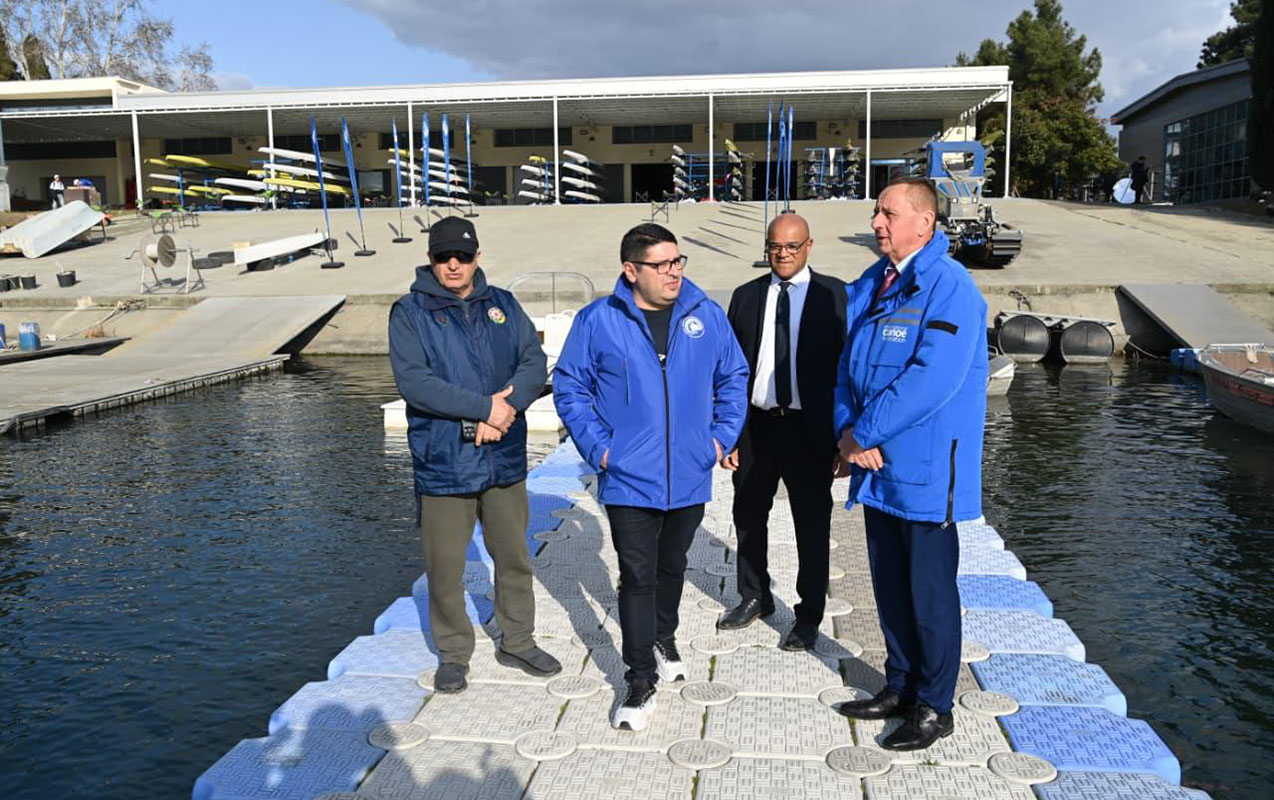 Beynəlxalq federasiyaların prezidentləri Sərsəng su anbarında&nbsp;- Fotolar