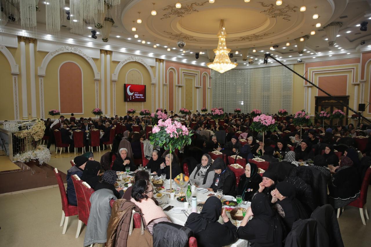 Ağalar Vəliyev Xaçmazda iftar təşkil etdi - FOTO