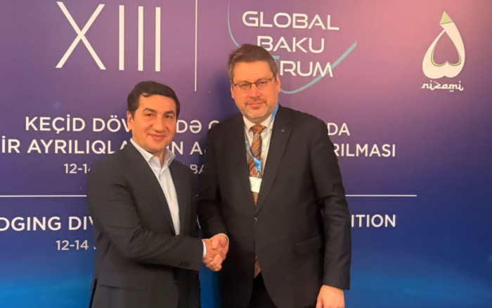 Hikmət Hacıyev AB'nin özel temsilcisi ile TRIPP'i müzakere etti