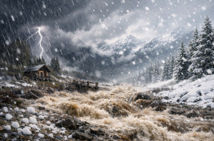 Yağış, dolu, qar, sel bir arada &ndash; MARTIN HAVA ŞOKU