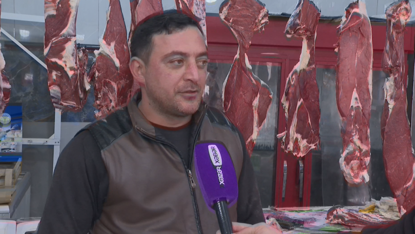 Bayramqabağı Bakıda ət bahalaşıb - VİDEO