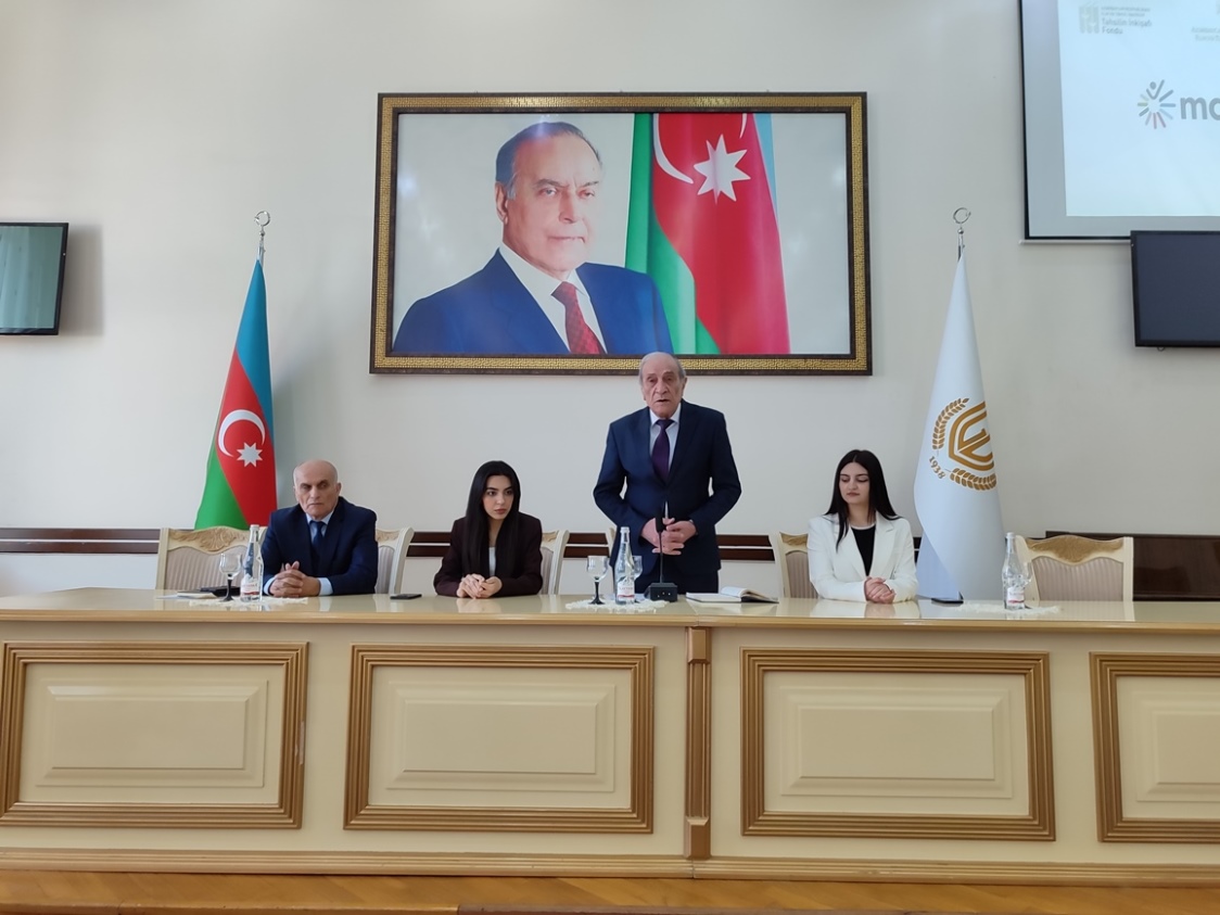 Gəncə Dövlət Universitetində infosessiya keçirilib - FOTO