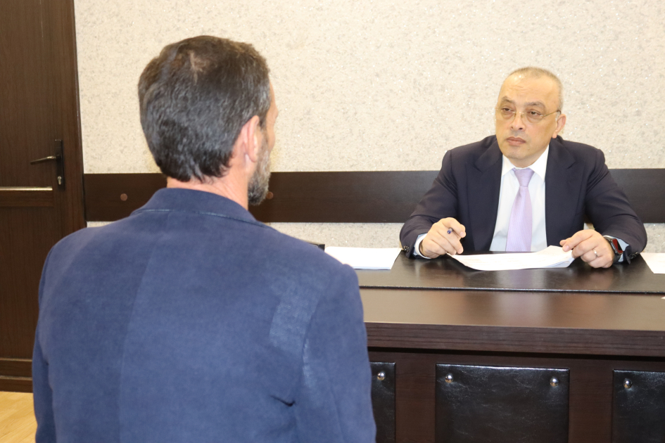 Zaur Mikayılov Abşeronda vətəndaşlarla görüşdü - FOTO