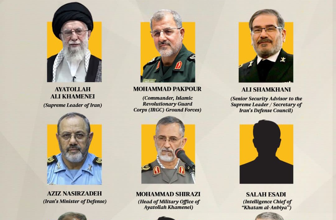 روز نوزدهم جنگ: مقامات ایرانی کشته‌شده تاکنون - فهرست