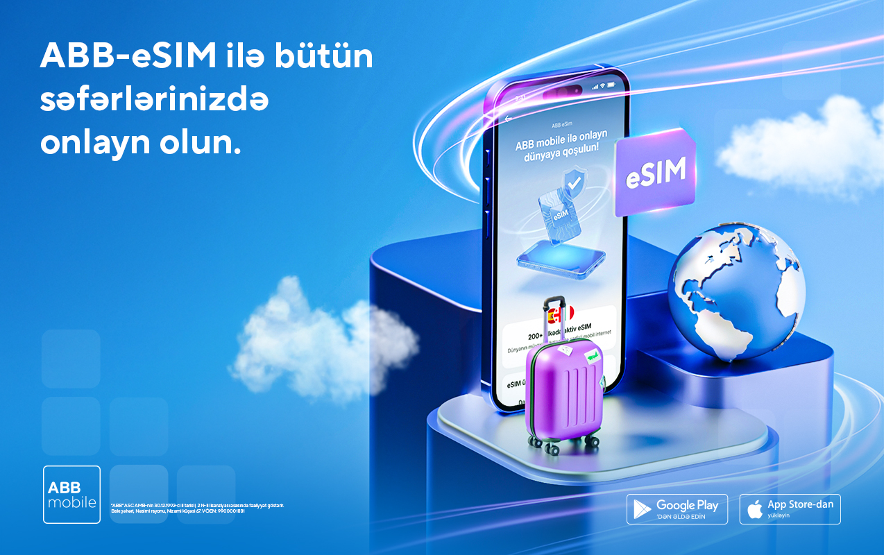 ABB-eSİM xidməti istifadəyə verildi!