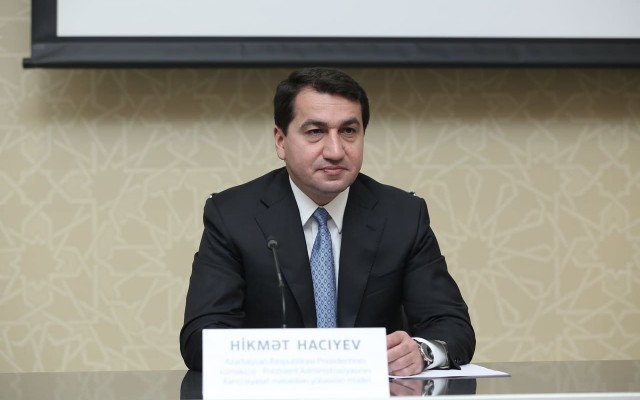 Hikmət Hacıyev Şimali Baltik Səkkizliyi ölkələrinin siyasi direktorları ilə görüşdü