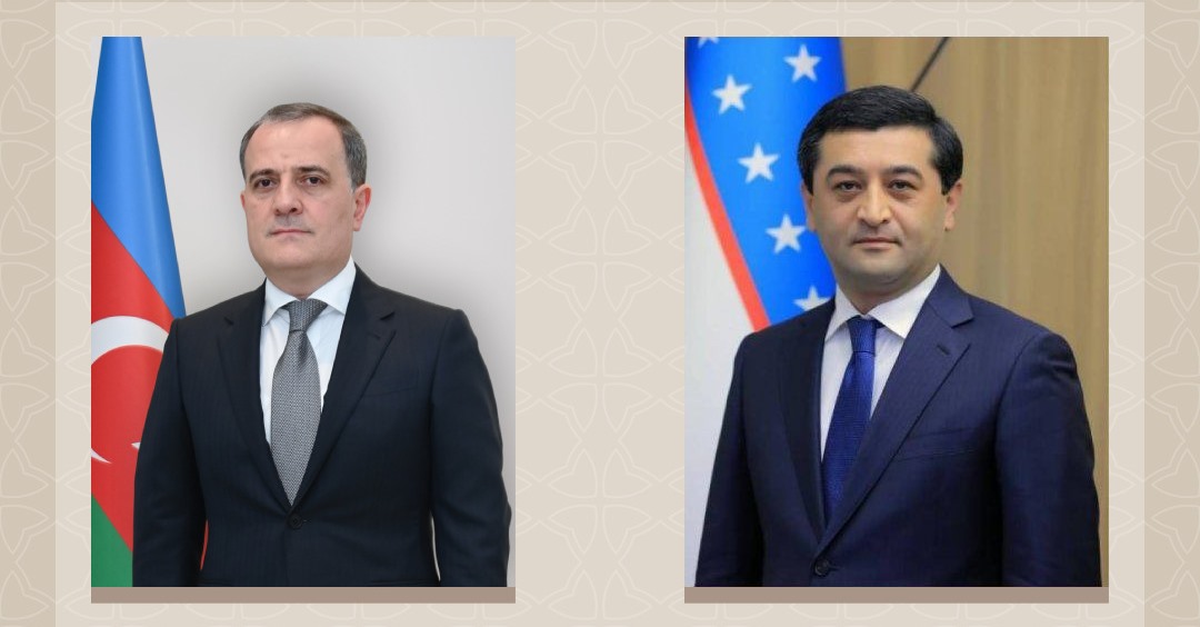 Ceyhun Bayramov özbək həmkarı ilə Yaxın Şərqdən danışdı