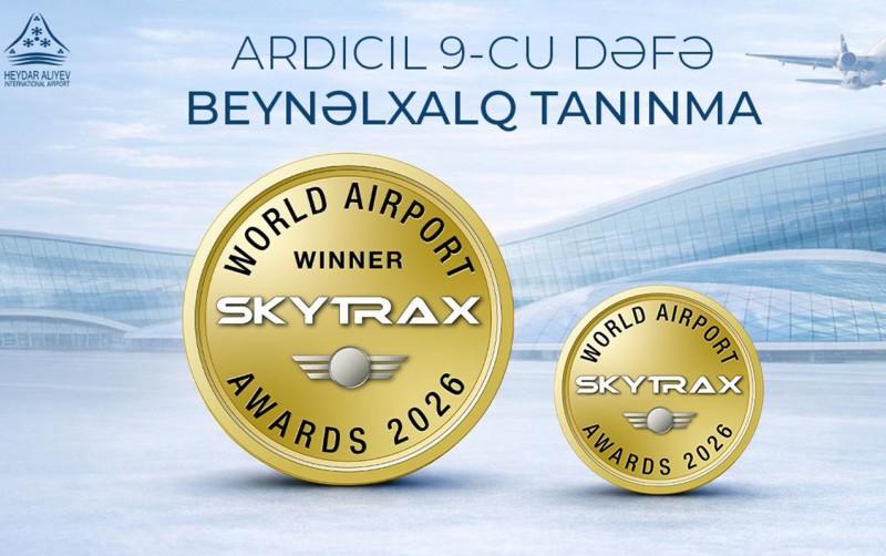 Heydər Əliyev aeroportundan qlobal reytinqdə növbəti uğur