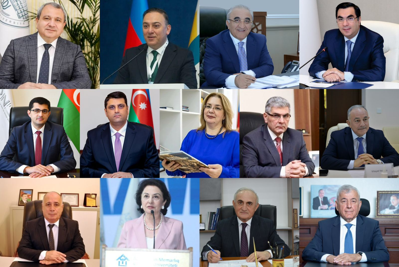 Специальности ректоров: геолог, историк, востоковед, архитектор, инженер...