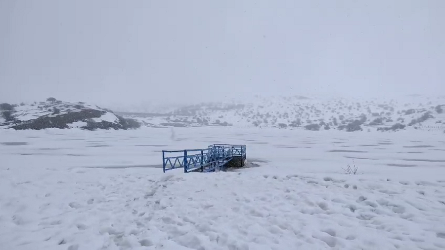 Naxçıvana qar yağır