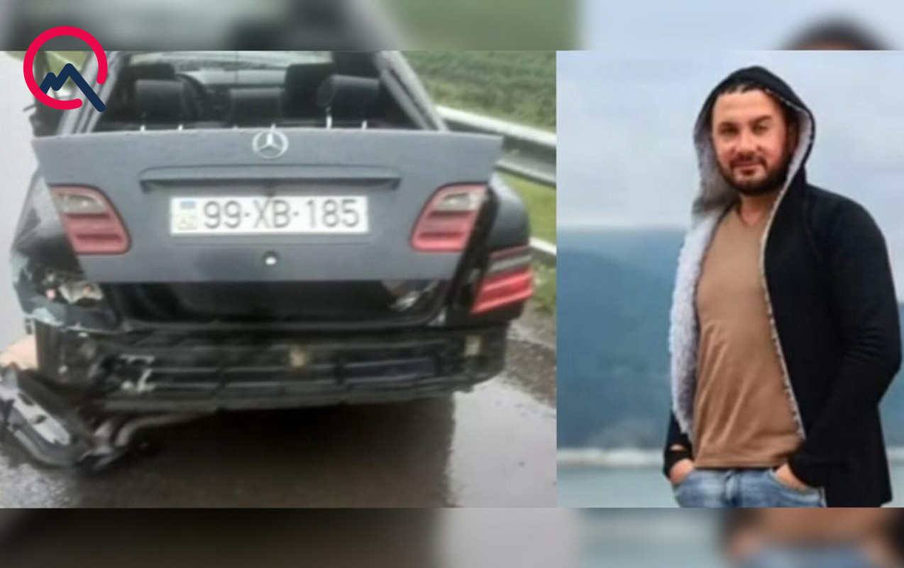 35 yaşlı taksi sürücüsü qəzada öldü