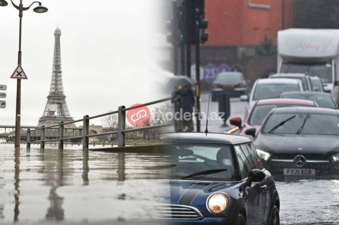 Ekstremal yağıntılar: London və Paris belə tab gətirmir - ARAŞDIRMA