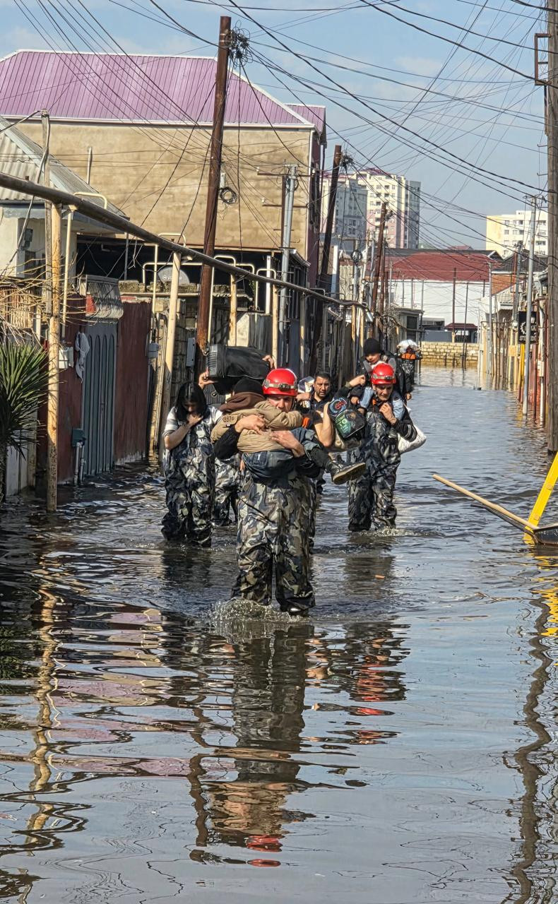 Su basmış ərazilərdən 547 nəfər&nbsp;təxliyə edilib