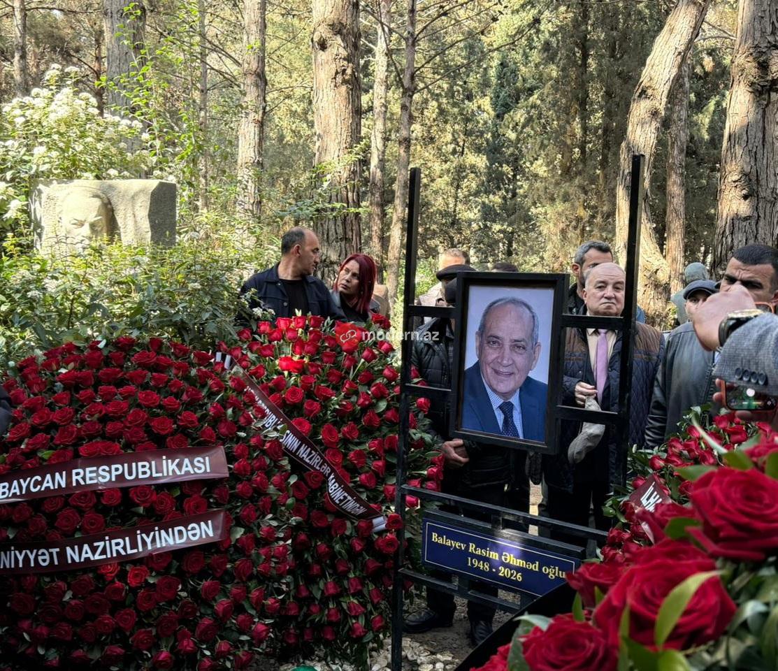 Rasim Balayev&nbsp;dəfn edildi - GÖRÜNTÜLƏR