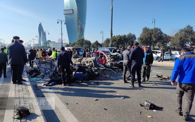 Bayram günlərində yollarda baş vermiş qəzaların SAYI