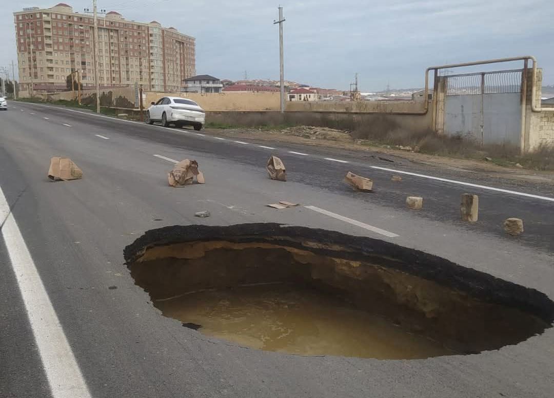 Road collapsed in Masazir&nbsp;- PHOTO