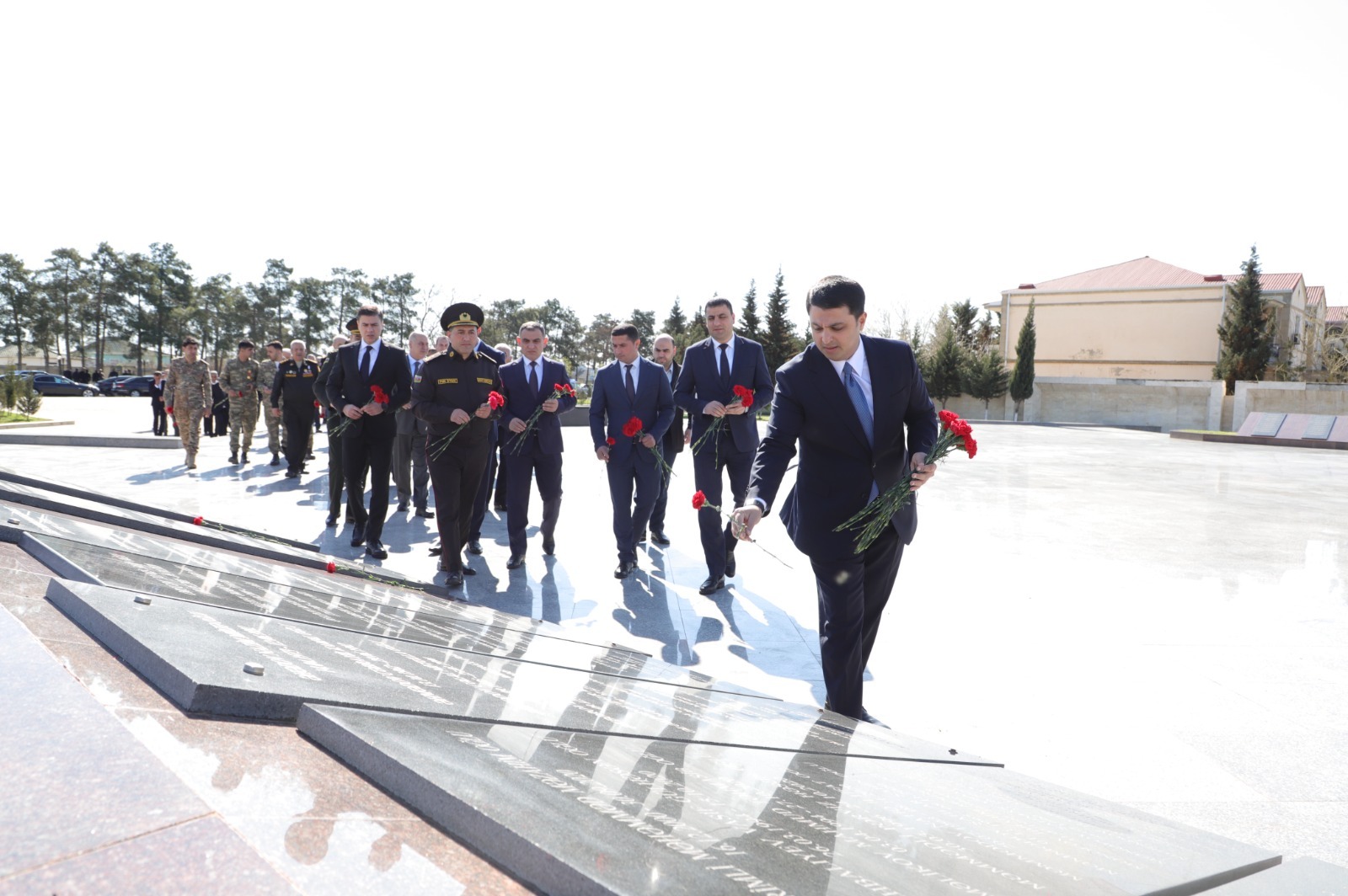 Neftçalada Aprel döyüşlərinin ildönümü qeyd olunub - FOTO