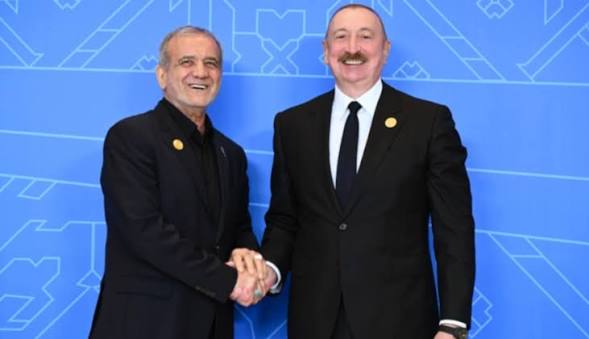 Ilham Aliyev to Pezeshkian: "Our peoples will always be together in difficult days.&rdquo;