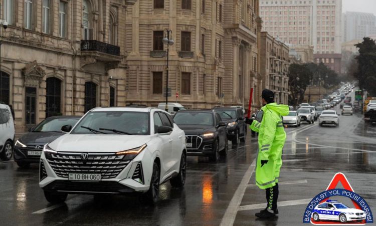 Yol polisindən yağıntılı hava ilə bağlı XƏBƏRDARLIQ
