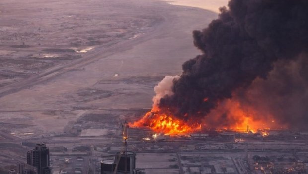 İraqın&nbsp;neft anbarları VURULDU