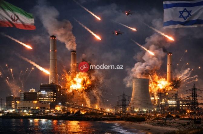 İranın yeni hədəfi - İsrailin elektrik stansiyaları
