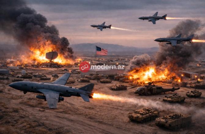 İrandan ABŞ&nbsp;bazalarına PUA HÜCUMU