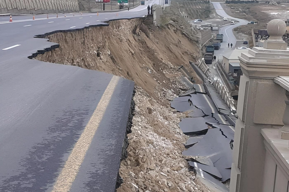 Qurumlar Bibiheybət yolundakı&nbsp;sürüşmə ilə bağlı MƏLUMAT YAYDI