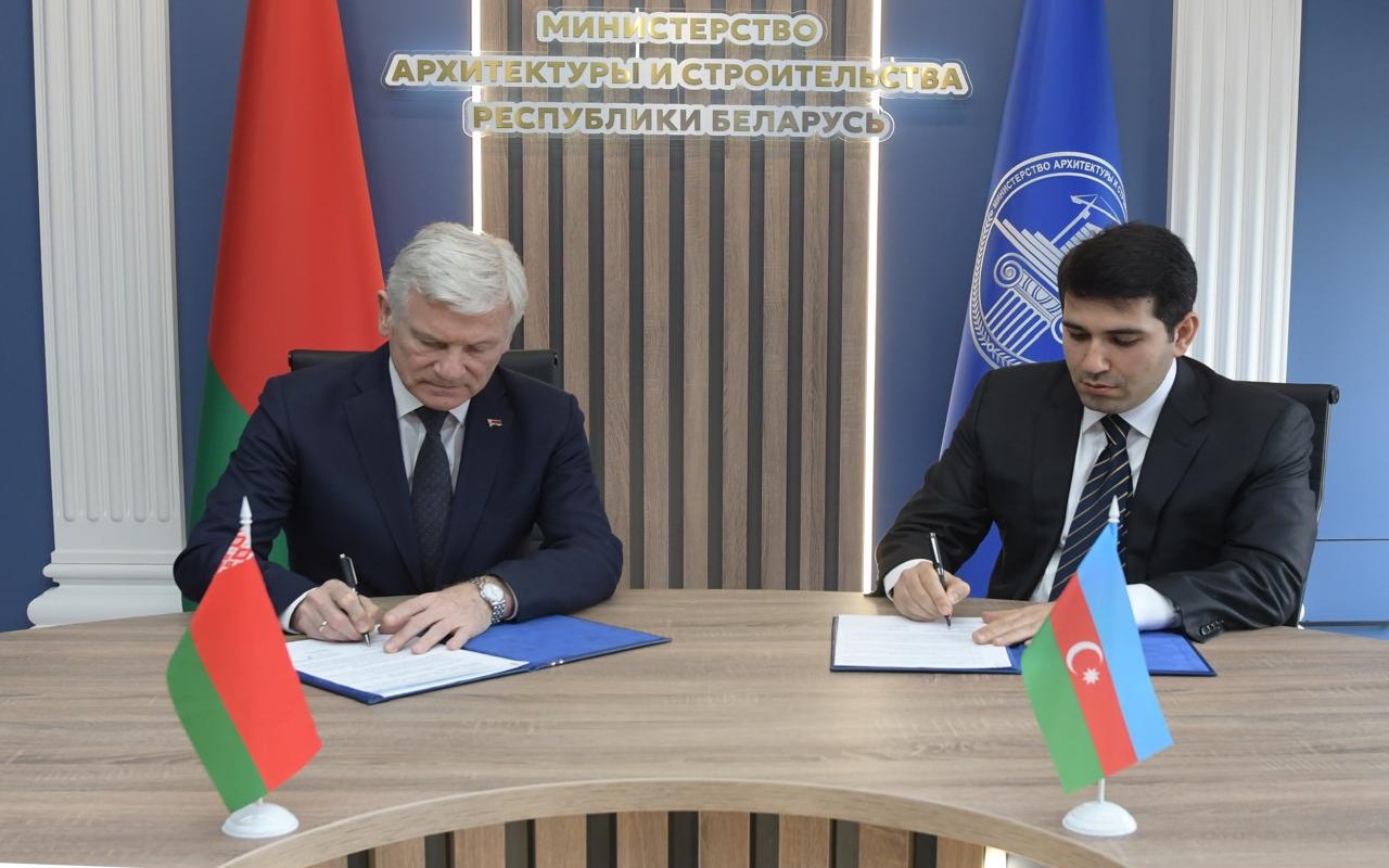 Azərbaycan&ndash;Belarus tikinti əməkdaşlığında yeni&nbsp;mərhələ - FOTOLAR