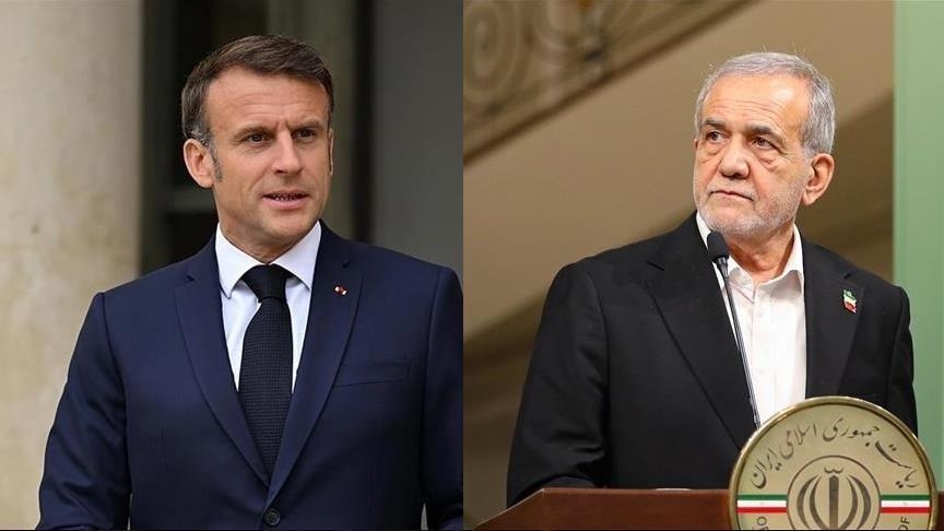 Makron İran prezidentinə zəng edib