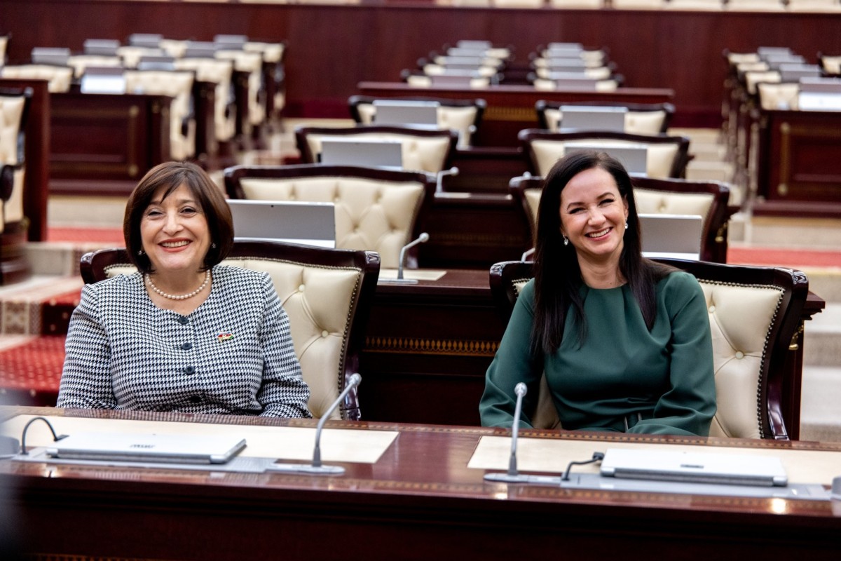 Sahibə Qafarova&nbsp;Litva Baş naziri ilə görüşdü