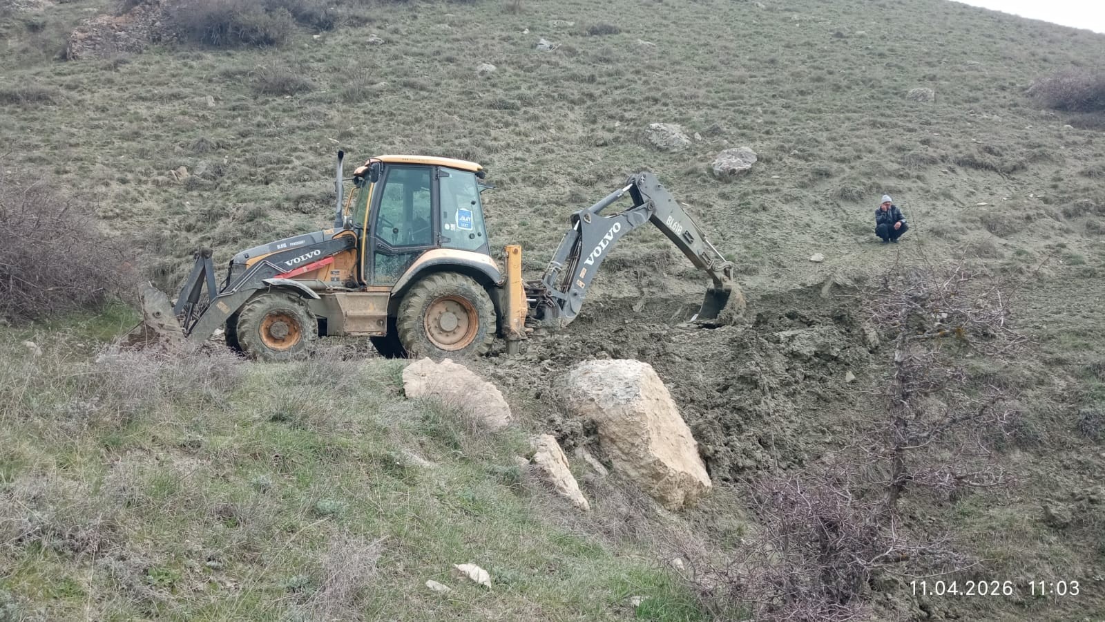Azərbaycanda bu kənddə sürüşmə baş verib - FOTO