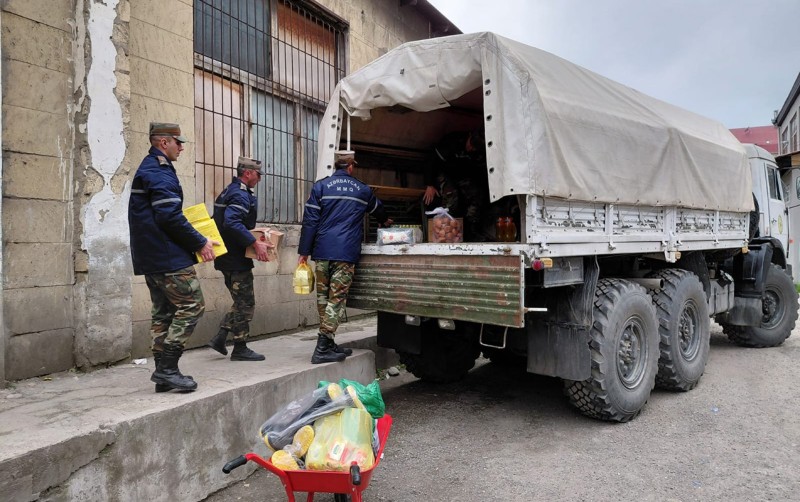 Qubada&nbsp;torpaq sürüşməsi - Rayonla kəndlərin əlaqəsi kəsildi