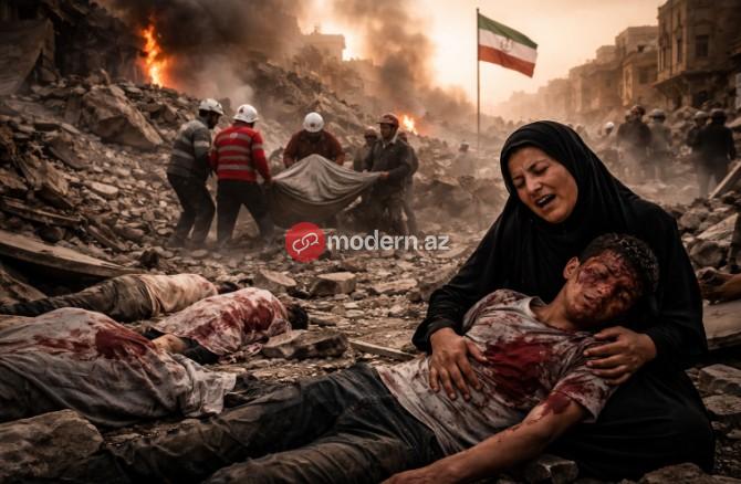 Müharibənin acı üzü: İranda 3,3 mindən çox insan ölüb