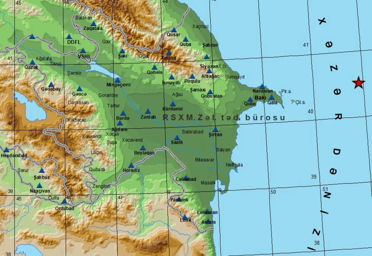 Xəzər sakitləşmir - yenə&nbsp;zəlzələ