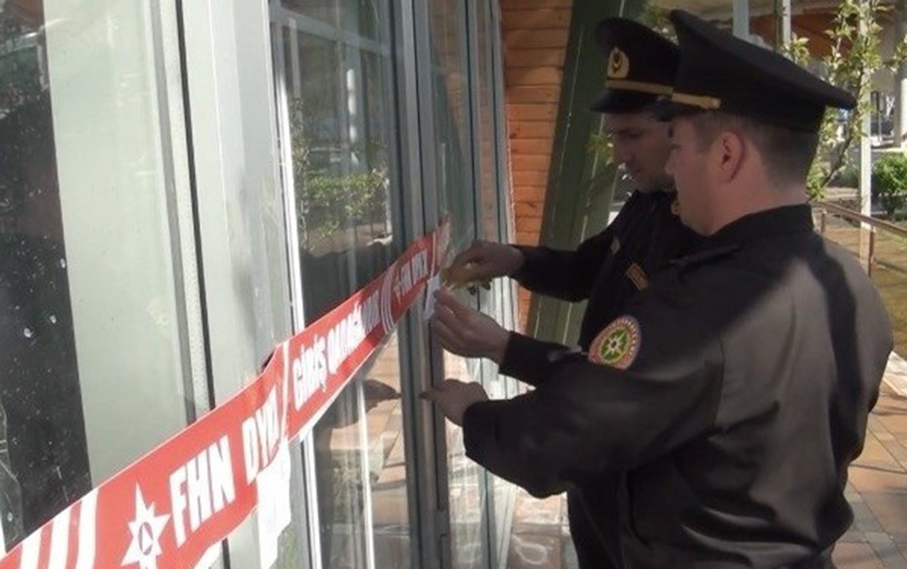 Şabranda bu hotel bağlandı - Görüntülər