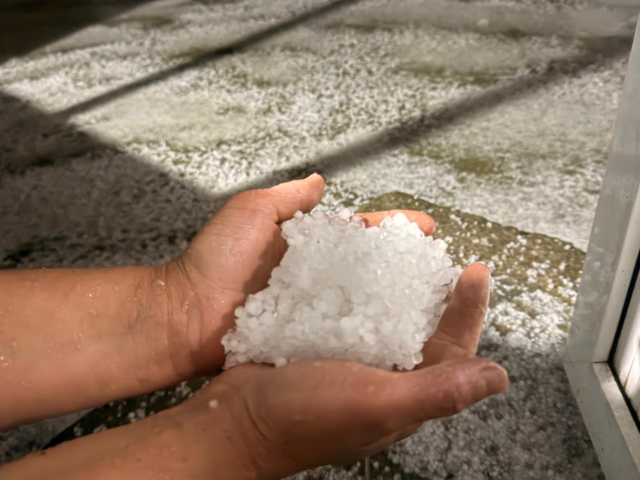 Bakıya dolu yağır-VİDEO