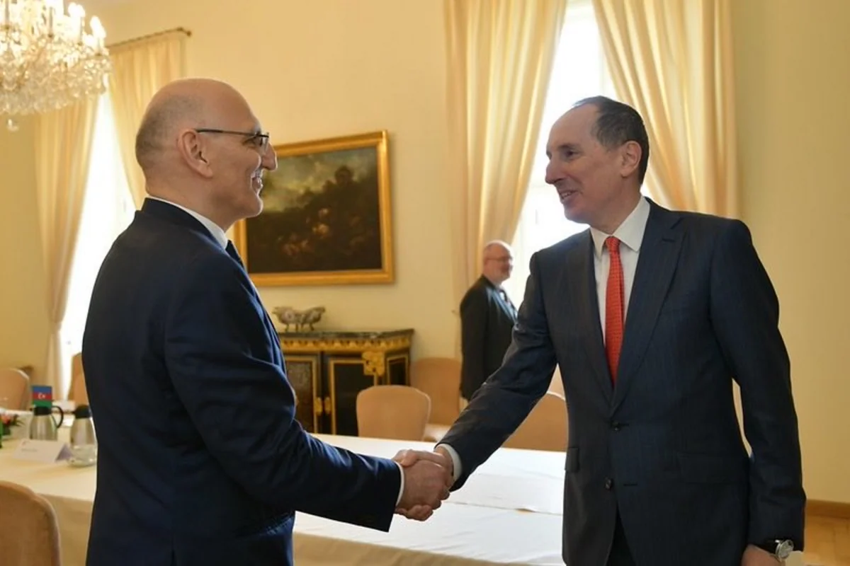 Elçin Əmirbəyov və Jiri Brodski Cənubi Qafqazda təhlükəsizliyi müzakirə ediblər