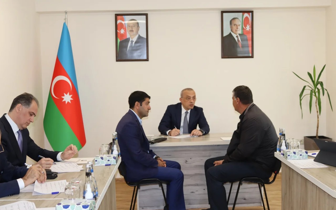 Zaur Mikayılov Xankəndidə vətəndaşlarla görüşdü - Fotolar