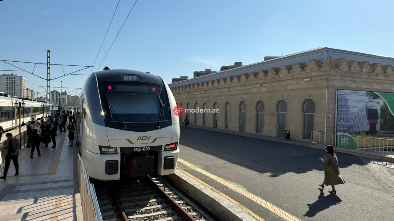 Bakıdan Kürdəmirə ilk qatar yola düşdü