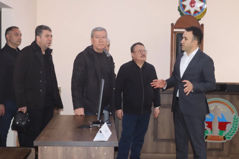 Türkiyə Ali Məhkəməsinin nümayəndələri&nbsp;Xankəndidə - FOTOLAR