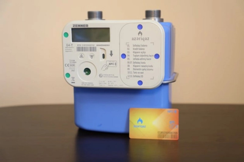 "Smart kart tipli" qaz sayğacları dəyişdiriləcək