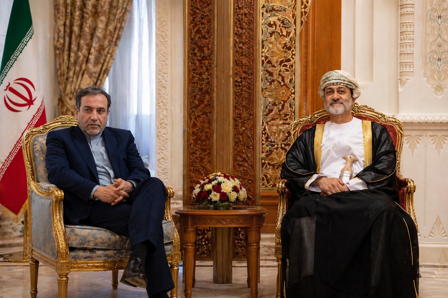 Əraqçı&nbsp;Oman sultanı ilə GÖRÜŞDÜ