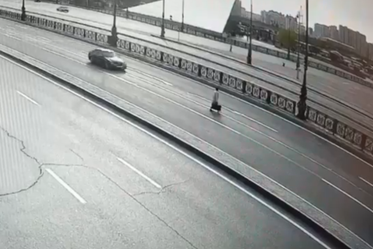 The moment of hitting pedestrians was captured - VIDEO